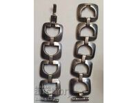 Ασημένια αλυσίδα ρολογιού