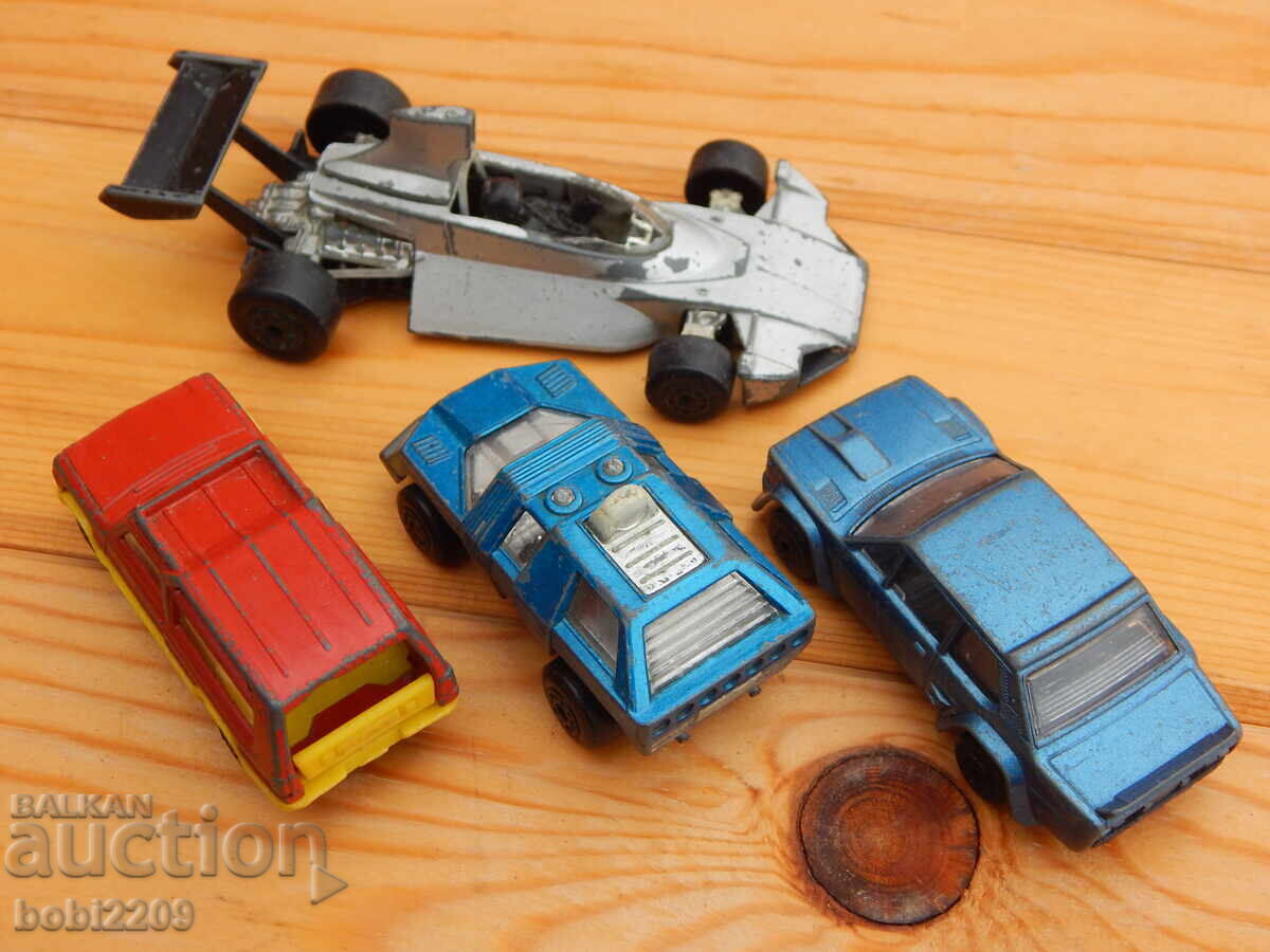 Delivery of Lot of 4 Bulgarian MATCHBOX Bulgaria Fiat Abarth cars