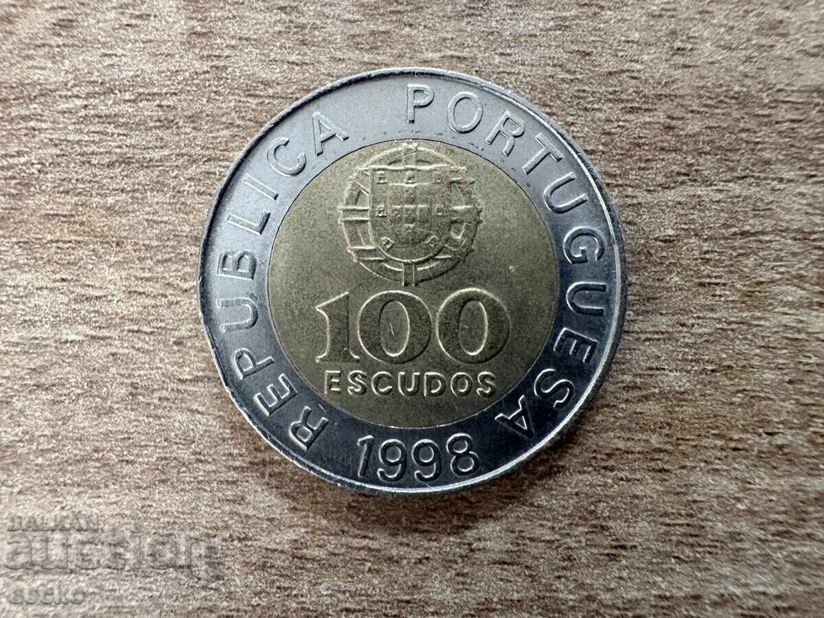 Португалия - 100 ескудо (1998)