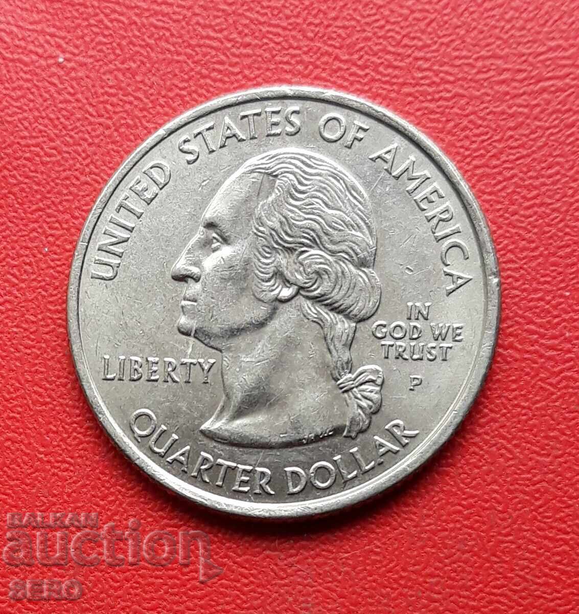 USA - 1/4 Dollar 2000 P - Philadelphia - State of West Virginia with price 0.81 BGN | € 0.41 USA - 1/4 Dollar 2000 P - Philadelphia - State of West Virginia with price 0.81 BGN | € 0.41