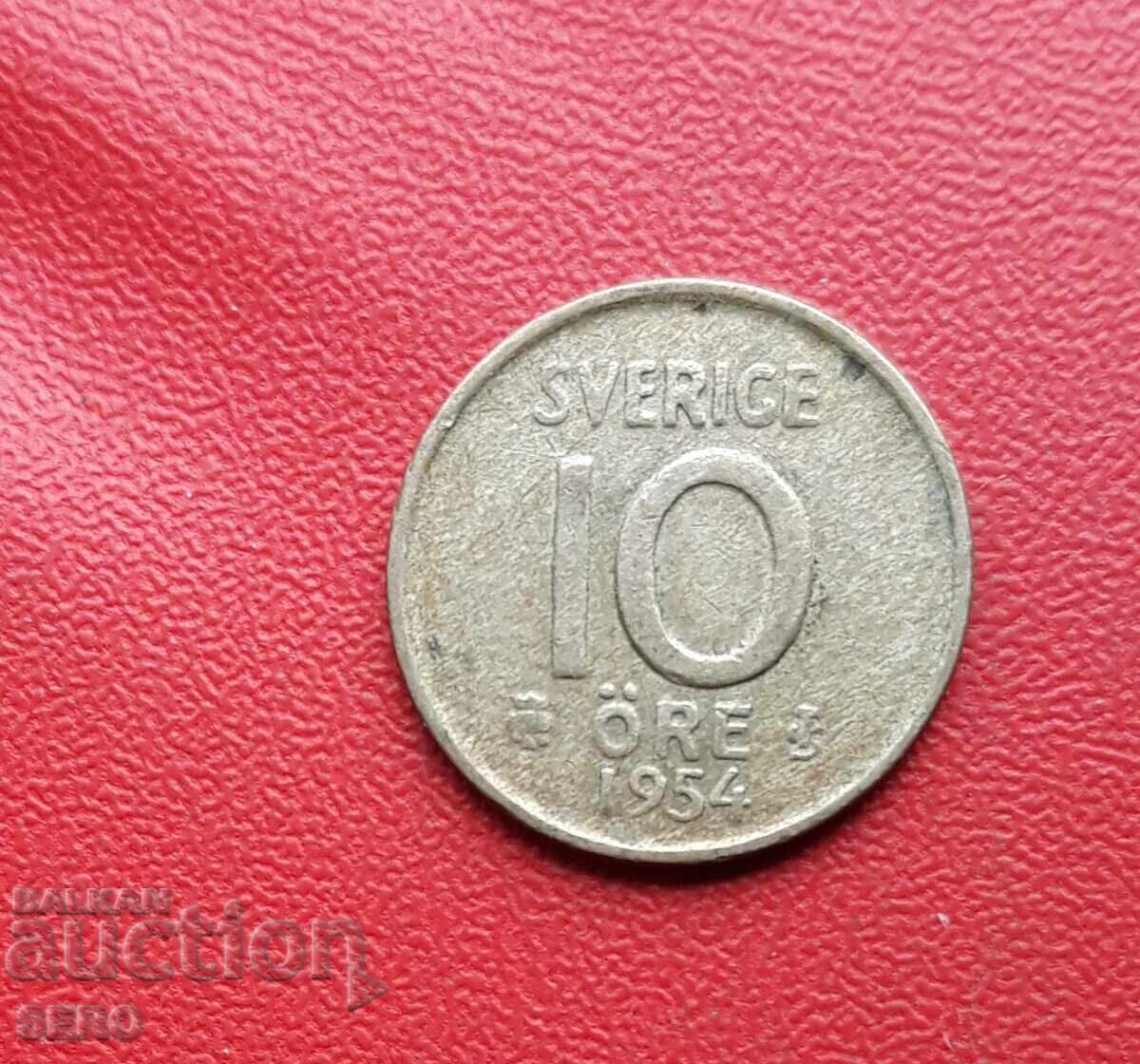 Sweden-10 Jore 1954-silver Sweden-10 Jore 1954-silver