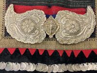 Revival silver clasps, forged