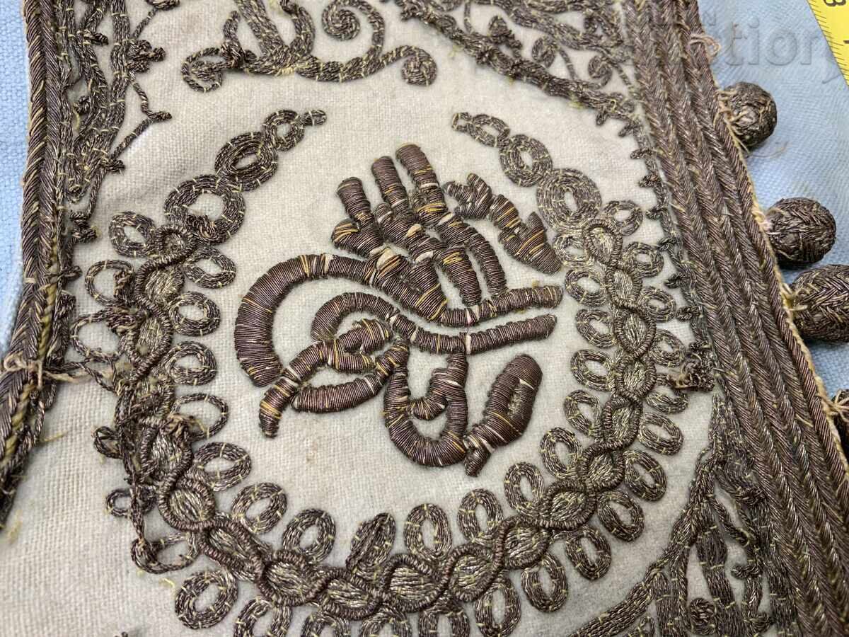 Revival Ottoman Vest with Gold Embroidery Tughra with price 145.00 BGN | € 74.14 Revival Ottoman Vest with Gold Embroidery Tughra with price 145.00 BGN | € 74.14