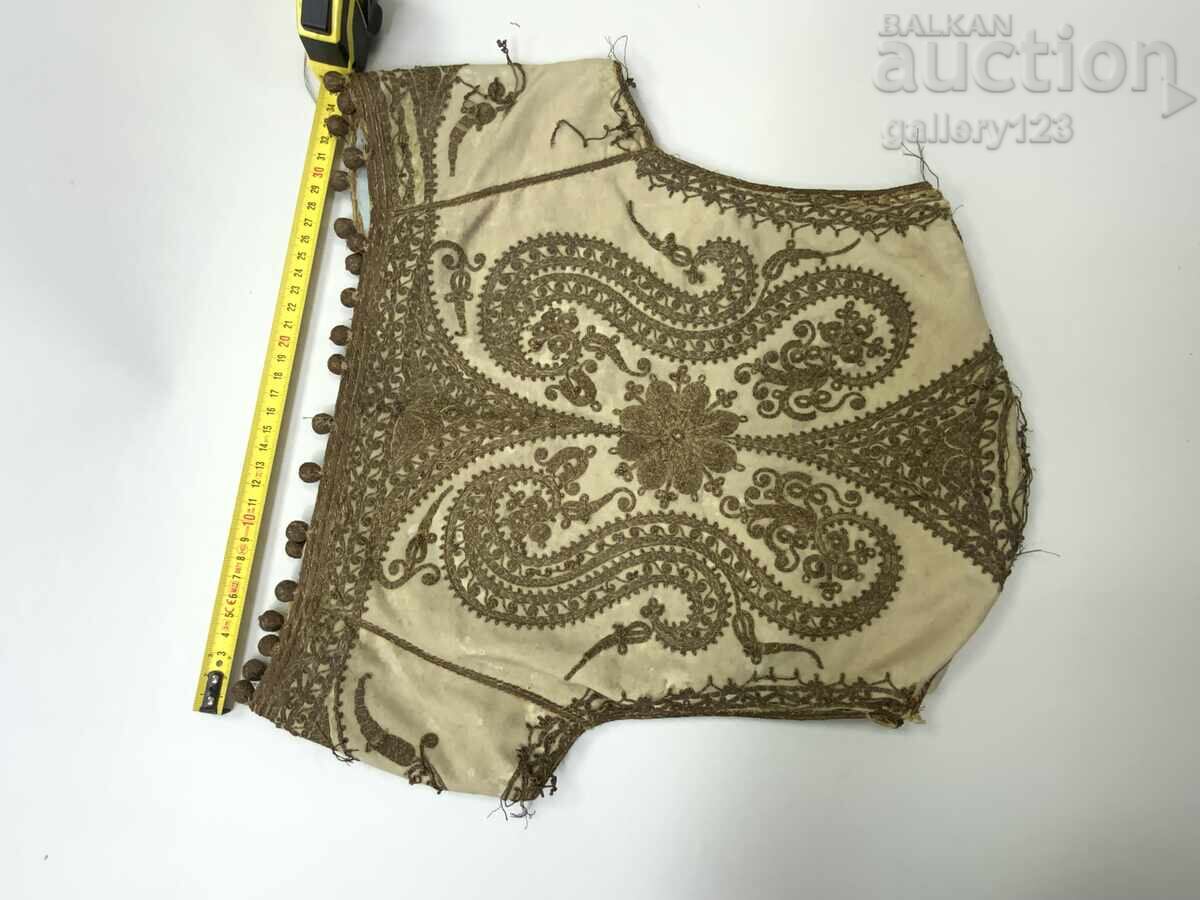 Delivery of Revival Ottoman Vest with Gold Embroidery Tughra Delivery of Revival Ottoman Vest with Gold Embroidery Tughra