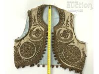 Revival Ottoman Vest with Gold Embroidery Tughra