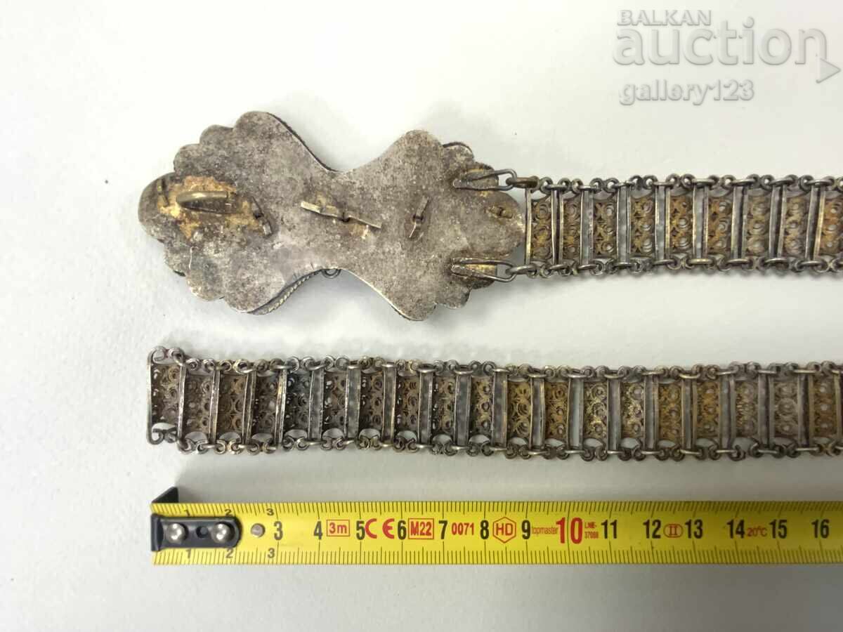 Αναγεννησιακή φιλιγκράν ζώνη επιχρυσωμένη - 7 Αναγεννησιακή φιλιγκράν ζώνη επιχρυσωμένη - 7