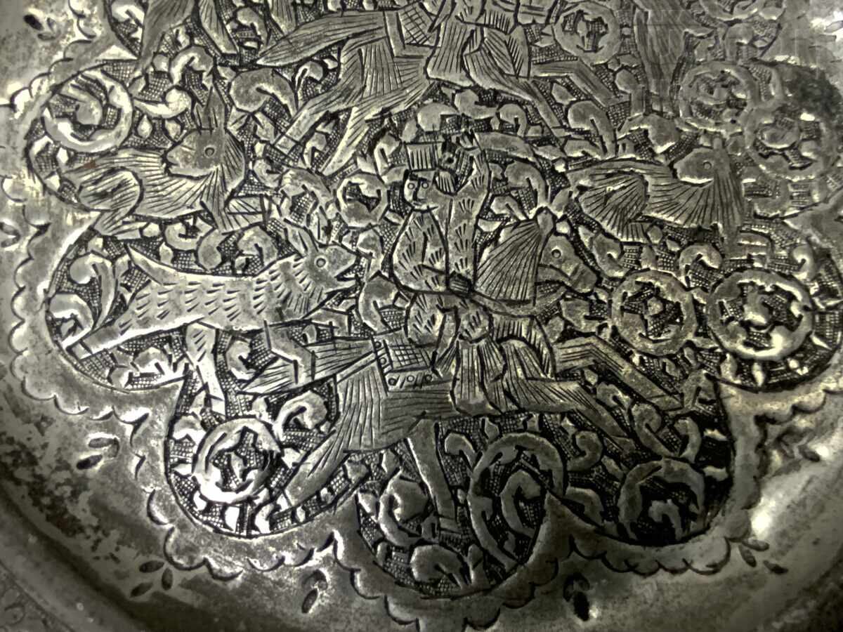 Old hammered copper plate/dish/bowl with price 90.00 BGN | € 46.02 Old hammered copper plate/dish/bowl with price 90.00 BGN | € 46.02