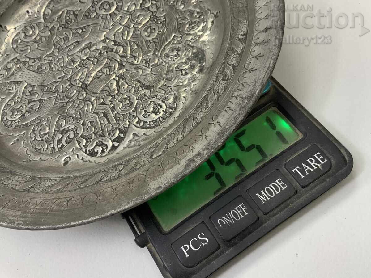 Old hammered copper plate/dish/bowl - 7 Old hammered copper plate/dish/bowl - 7