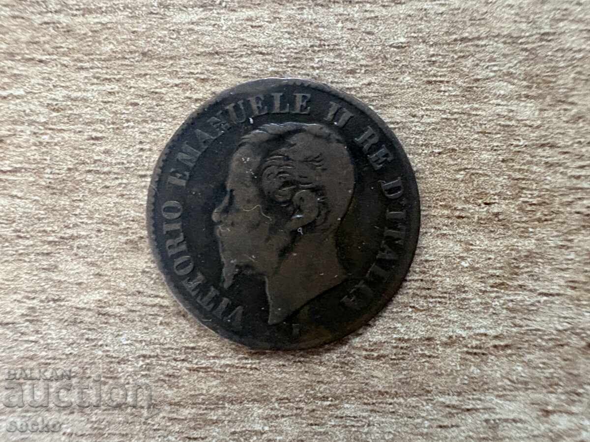 Italy - 2 Centesimi (1861) - M with price 4.00 BGN | € 2.05