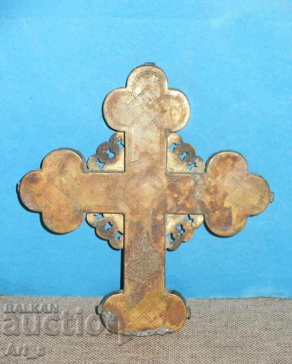 Cruce originală din bronz, de epocă Renașterii Naționale, secolul al XVIII-XIX cu preț € 80.00 | 156.47 BGN