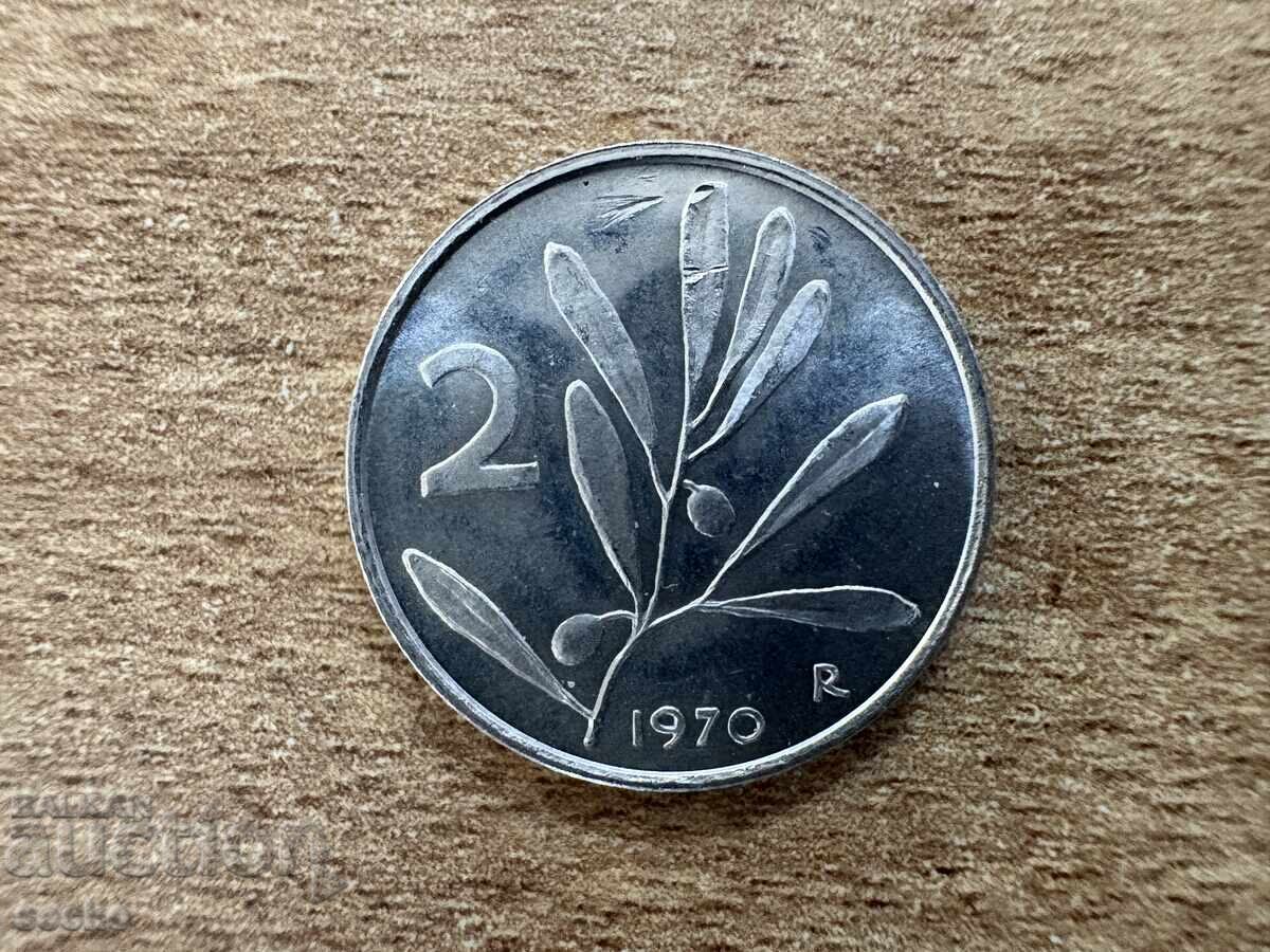 Ιταλία - 2 λίρες (1970) Ιταλία - 2 λίρες (1970)