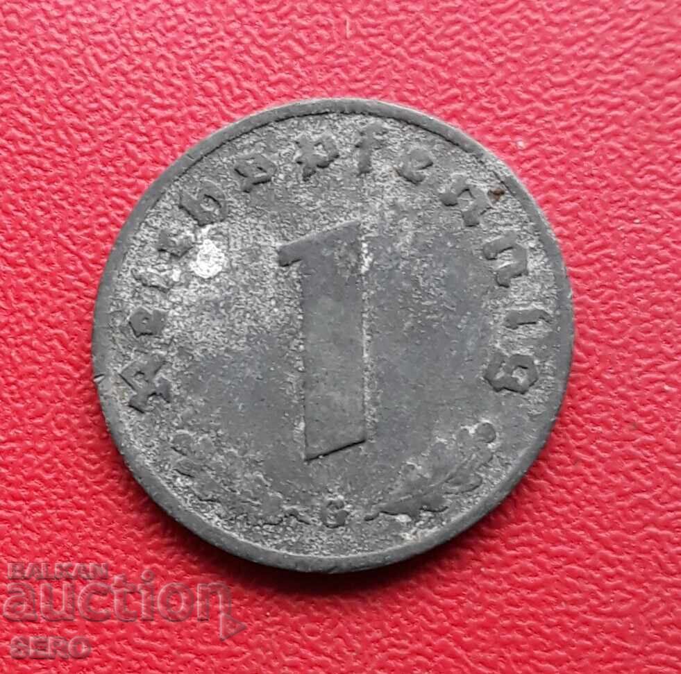 Γερμανία-ΙΙΙ Ράιχ-1 πφένιγκ 1942 G-Καρλσρούη με τιμή 0.81 BGN | € 0.41 Γερμανία-ΙΙΙ Ράιχ-1 πφένιγκ 1942 G-Καρλσρούη με τιμή 0.81 BGN | € 0.41