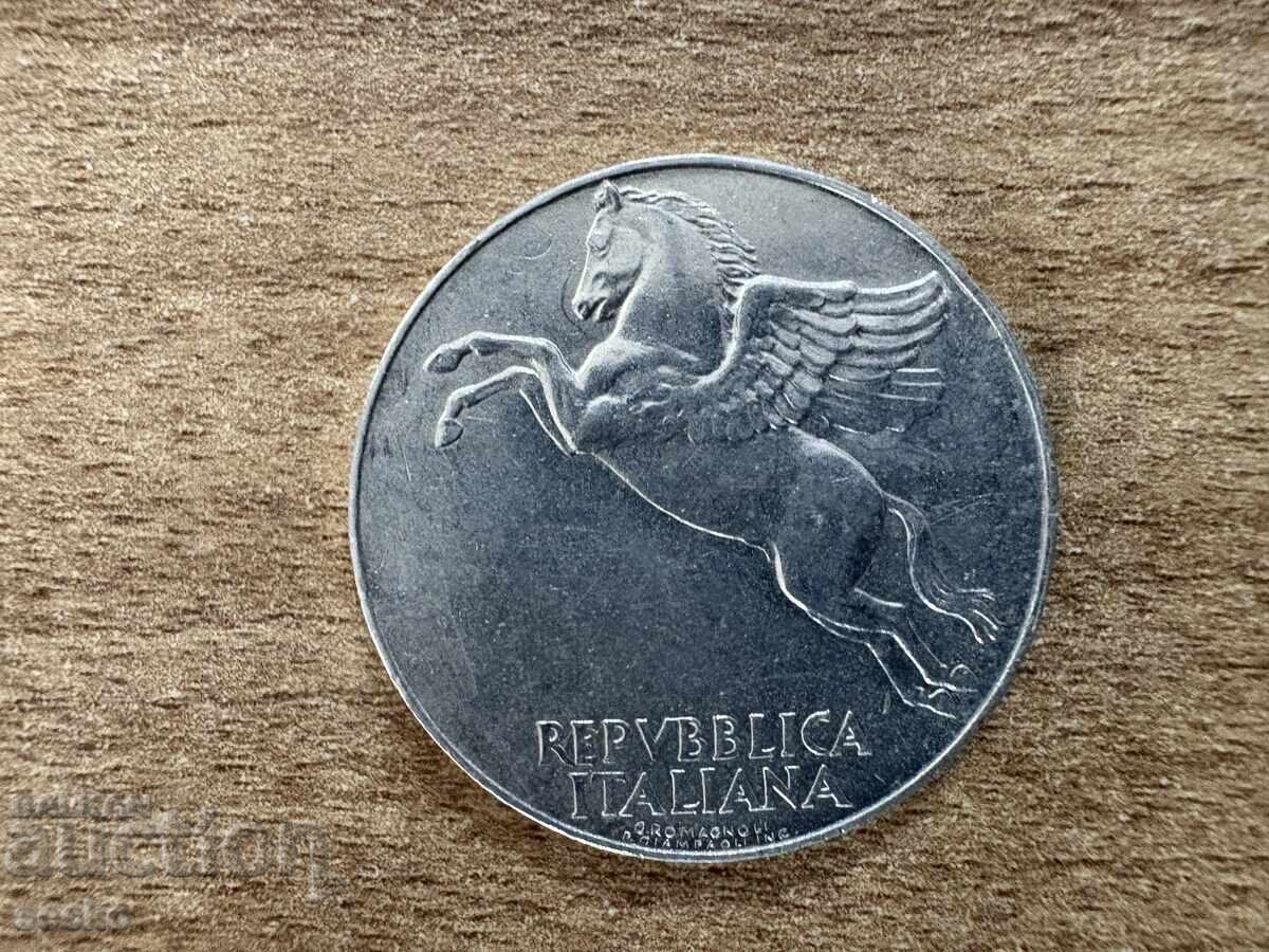 Ιταλία - 10 λίρες (1950) με τιμή 1.50 BGN | € 0.77 Ιταλία - 10 λίρες (1950) με τιμή 1.50 BGN | € 0.77