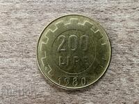 Италия - 200 лири (1980)