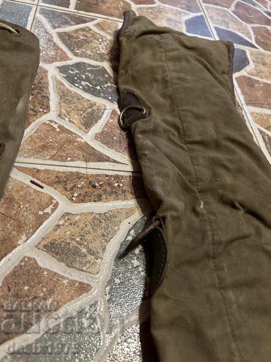 Rifle case, backpack and belt made of natural leather - 6