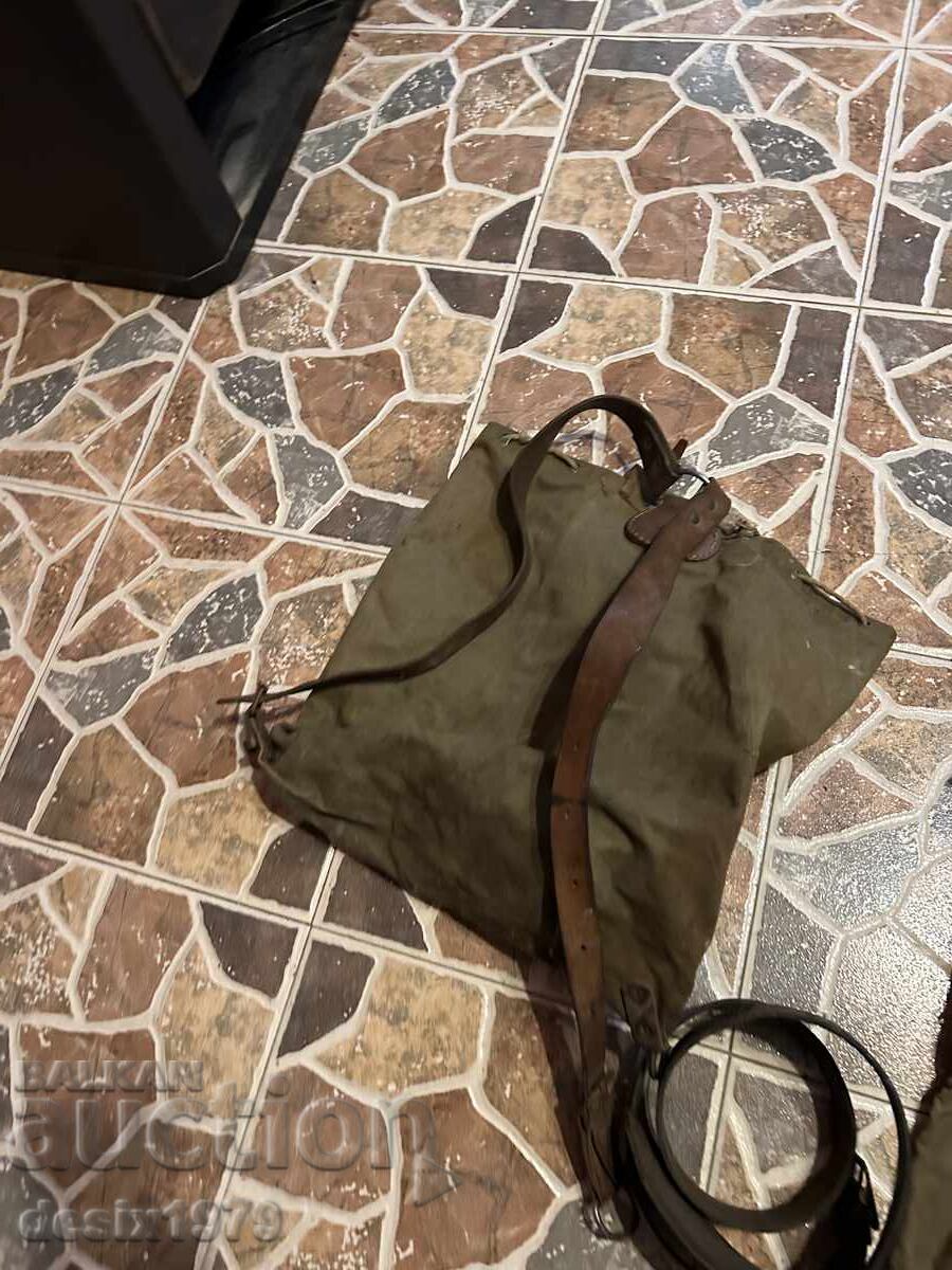 Rifle case, backpack and belt made of natural leather - 7