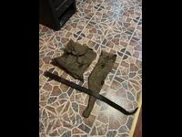 Rifle case, backpack and belt made of natural leather