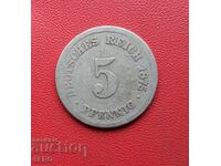 Germany-5 pfennig 1875 W-Hanover