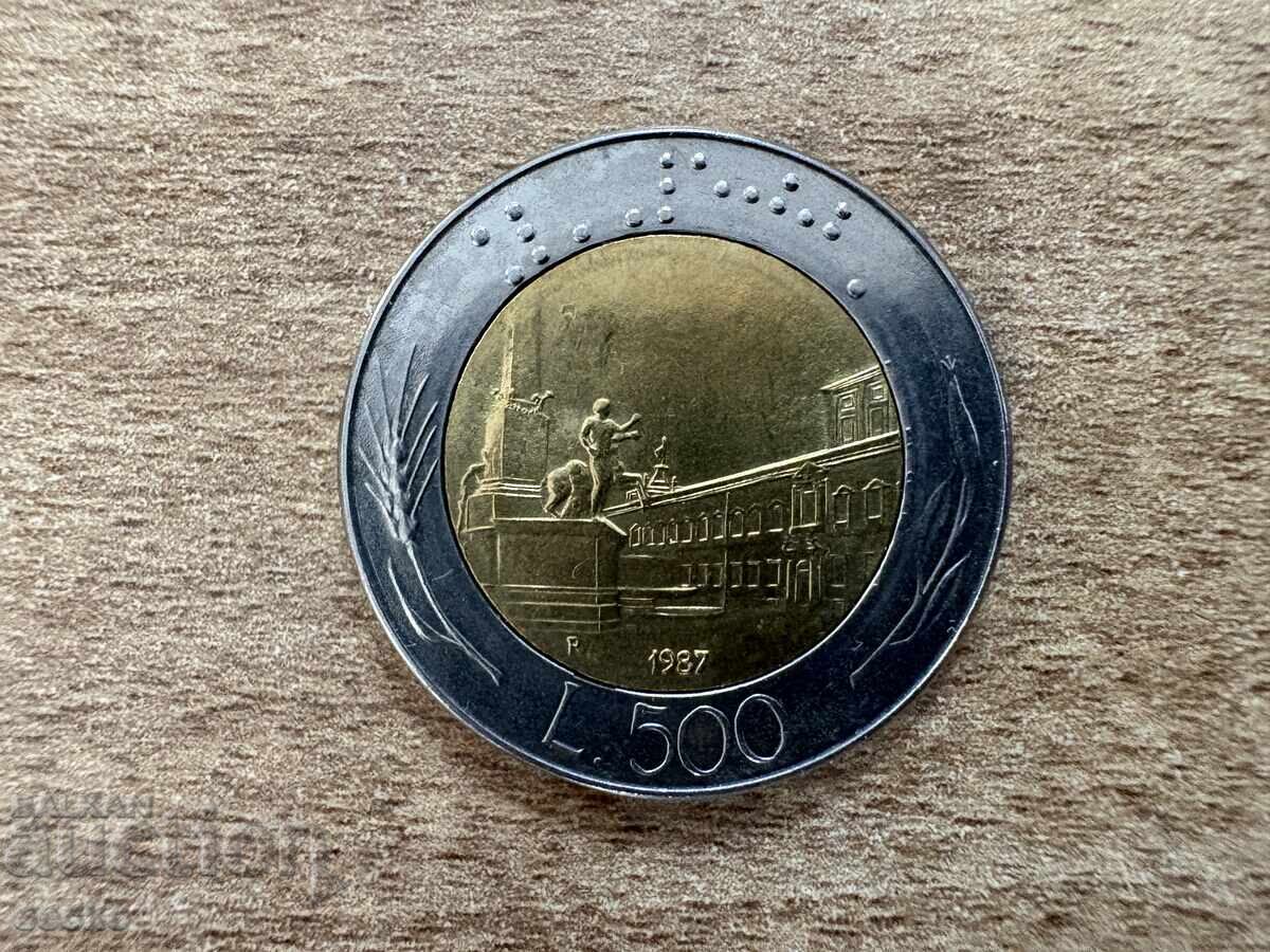 Italy - 500 Lire (1987) Italy - 500 Lire (1987)