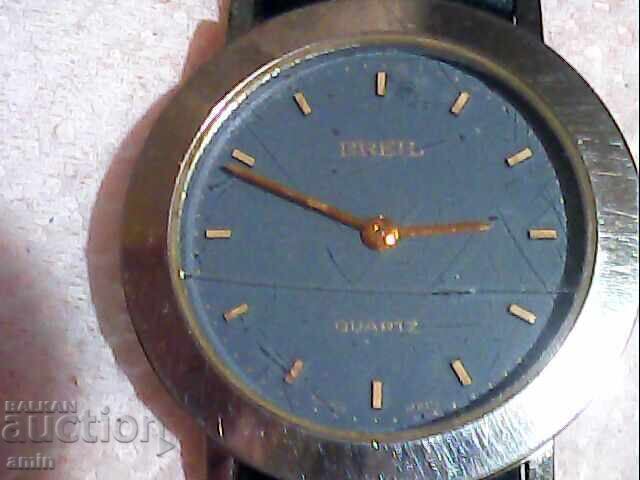 Delivery of 2 gold-plated Swiss watches, working, no battery