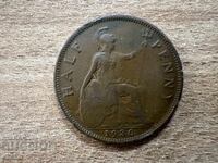 Великобритания - 1/2 пени (1930)