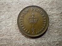 Ηνωμένο Βασίλειο - 1/2 πένες (1971)