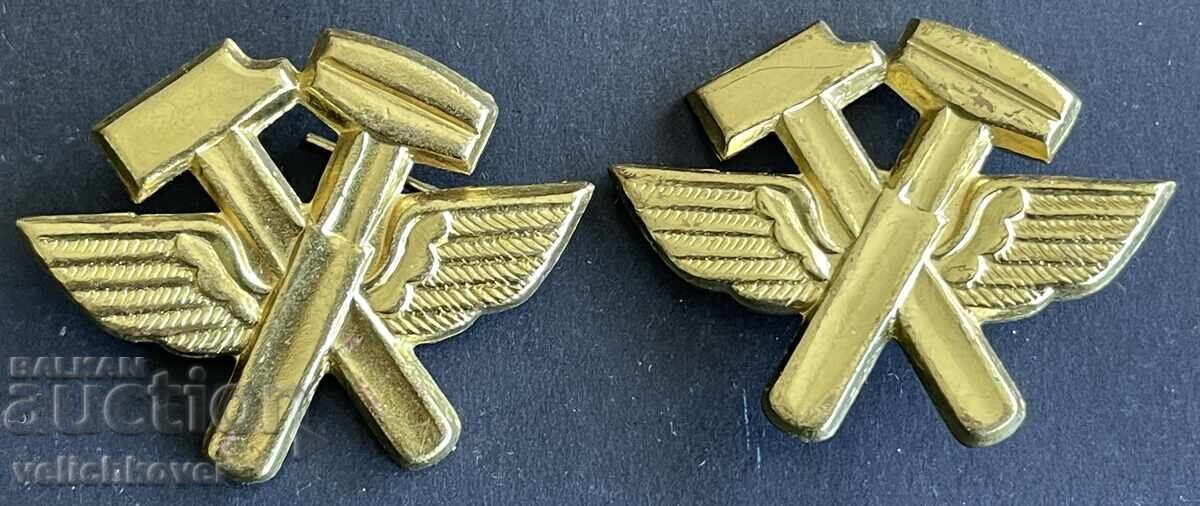 41972 Βουλγαρία βένζελια επωμίδες στολή μηχανικοί Πολεμικής Αεροπορίας 41972 Βουλγαρία βένζελια επωμίδες στολή μηχανικοί Πολεμικής Αεροπορίας