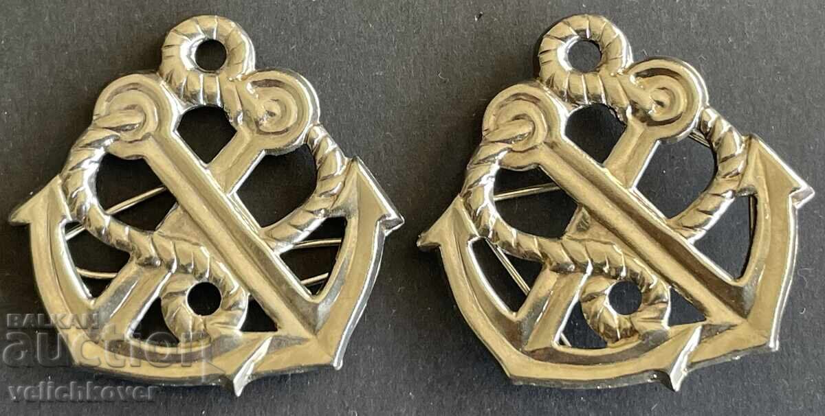 41973 Bulgaria epoleti e insignii uniformă marină militară