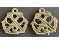 41973 Bulgaria epoleti e insignii uniformă marină militară