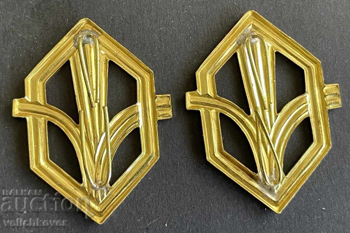 41975 Βουλγαρία βένζελες επωμίδες στολή στρατιωτικοί χημικοί με τιμή 15.00 BGN | € 7.67