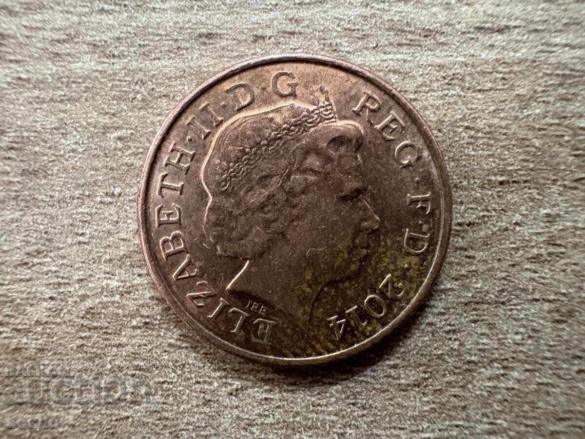 Ηνωμένο Βασίλειο - 1 πέννι (2014) με τιμή 0.20 BGN | € 0.10