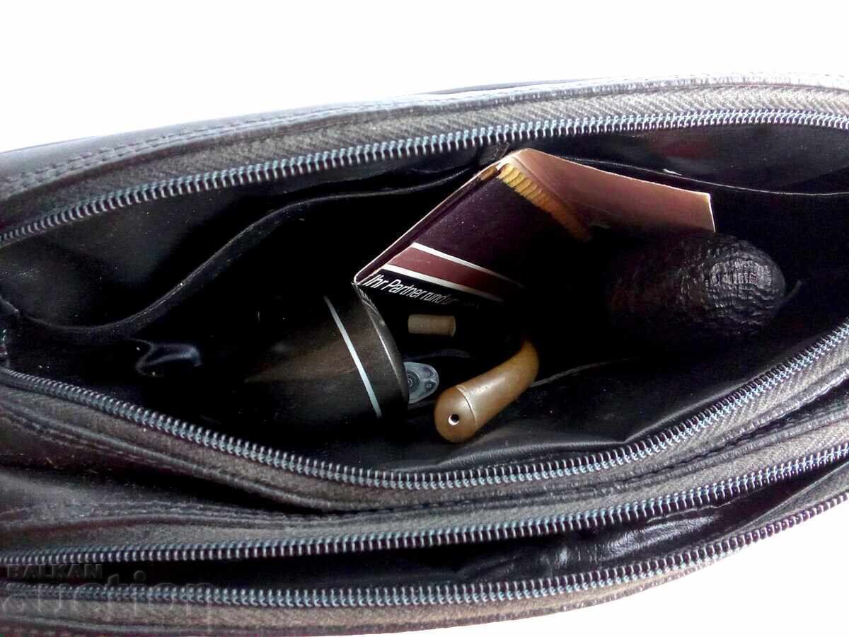 Leather Pipe Bag - 5 Leather Pipe Bag - 5