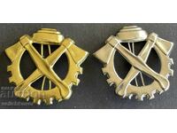 41977 Bulgaria epoleti eșarfe uniformă inginer militar