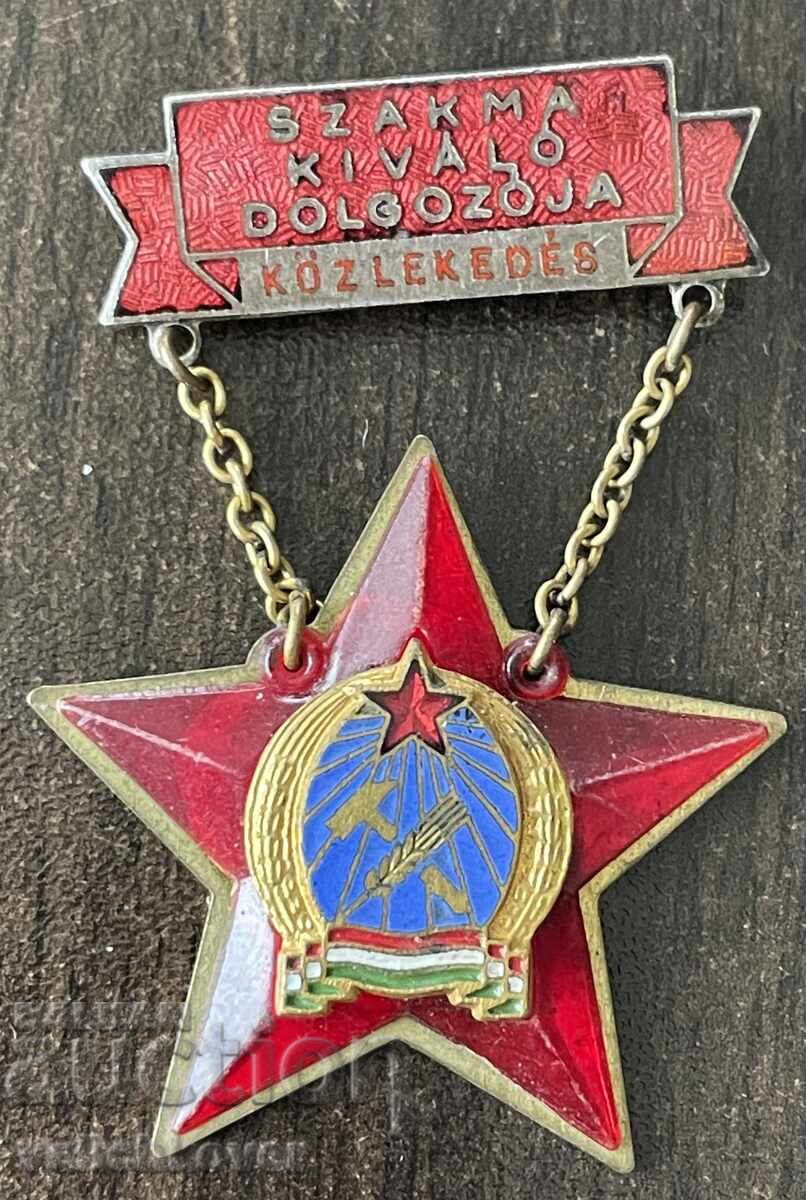 41979 Hungary Sign Excellent Worker in the Profession Enamel