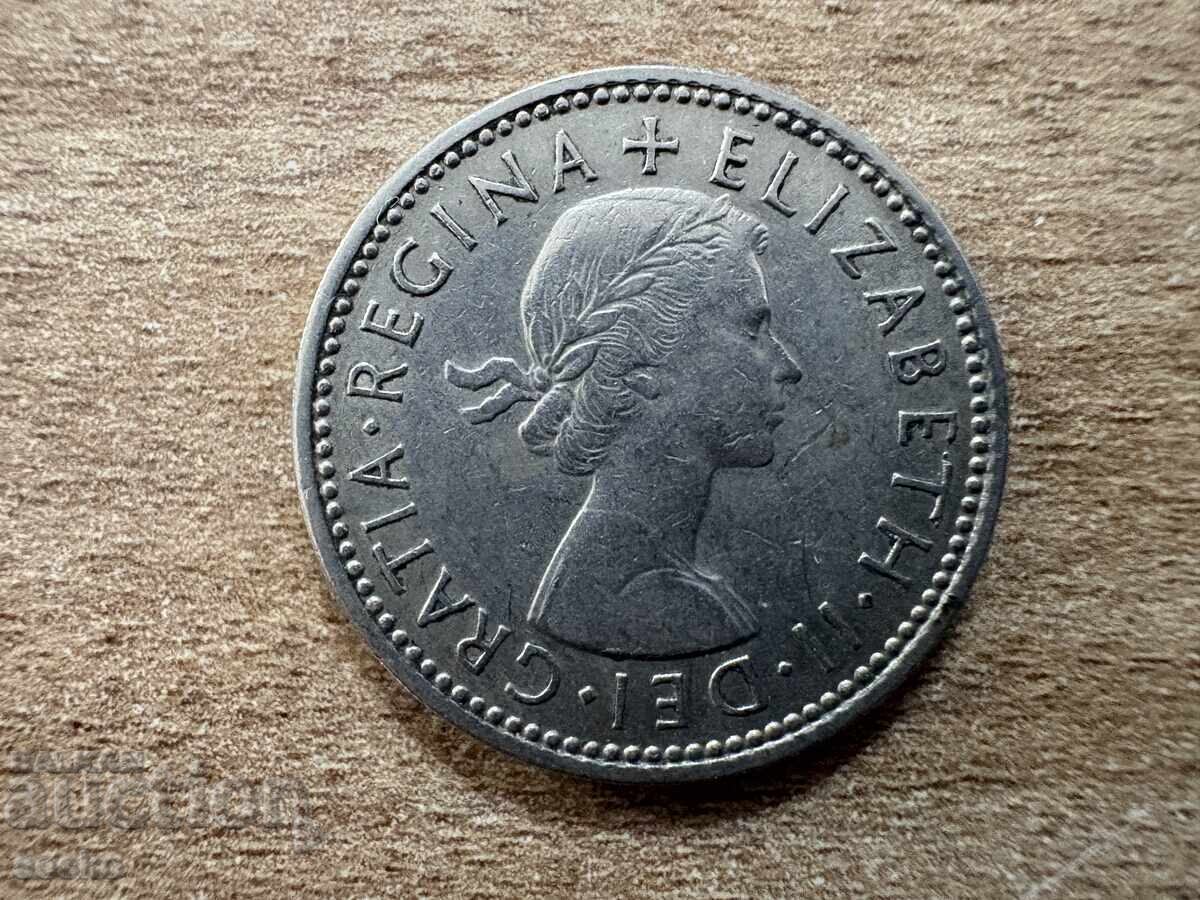 Великобритания - 1 шилинг (1962) - Английски герб - 3 лъва.. с цена 0.65 лв. | € 0.33 Великобритания - 1 шилинг (1962) - Английски герб - 3 лъва.. с цена 0.65 лв. | € 0.33