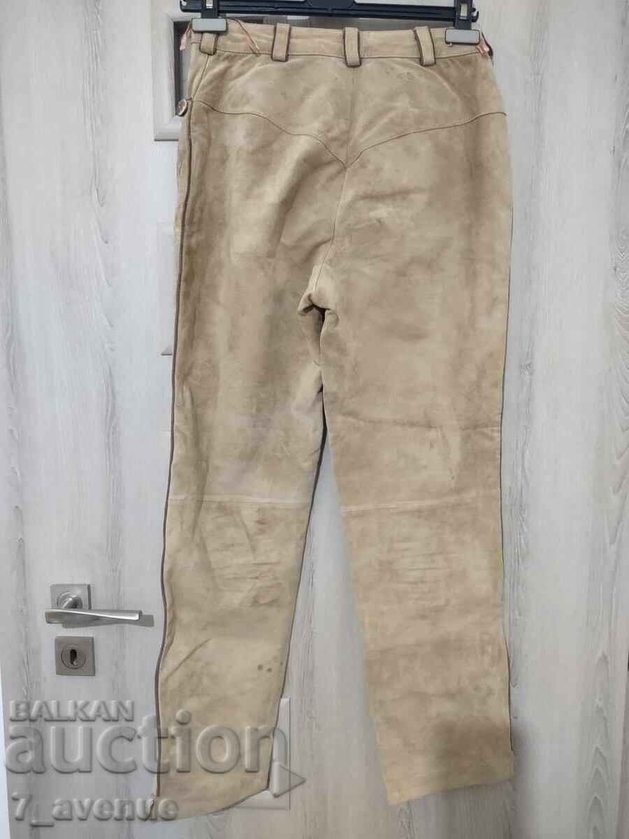 Pantaloni de damă, piele naturală, articol vestimentar superb, 22.10.25 - 6