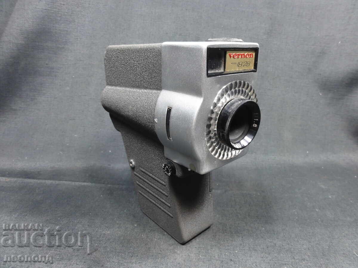BZC STAR OLD RETRO 8mm MOVIE CAMERA VERNON 18/28 CAMERA - 5
