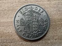 Ηνωμένο Βασίλειο - 1/2 κορώνα (1950)