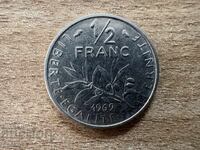 Γαλλία - 1/2 φράγκο (1969)