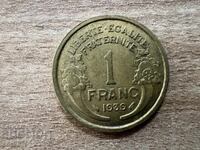 Γαλλία - 1 φράγκο (1939)