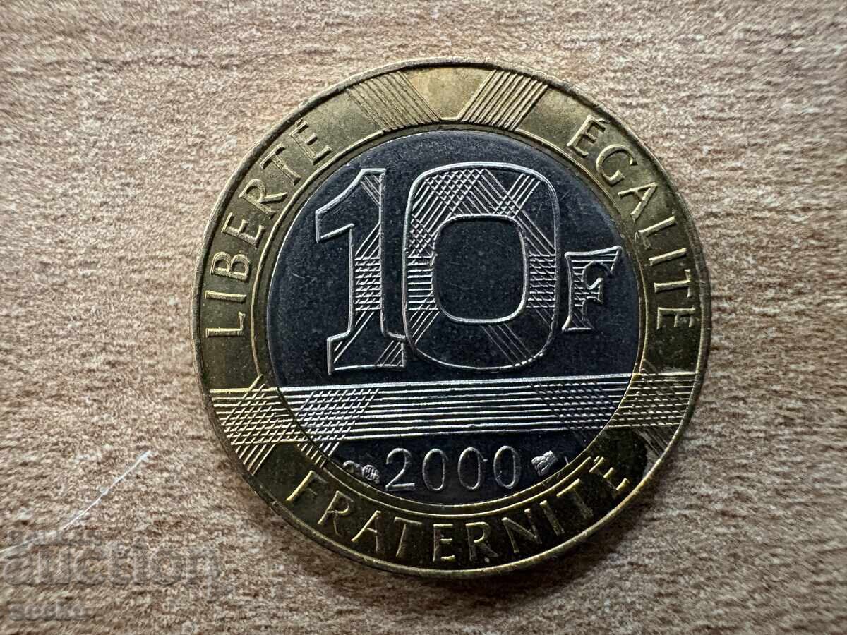 Γαλλία - 10 φράγκα (2000) Γαλλία - 10 φράγκα (2000)