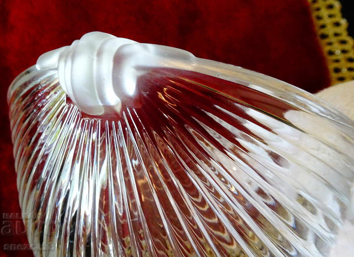 Crystal Serving Bowl VTG Mikasa - 5