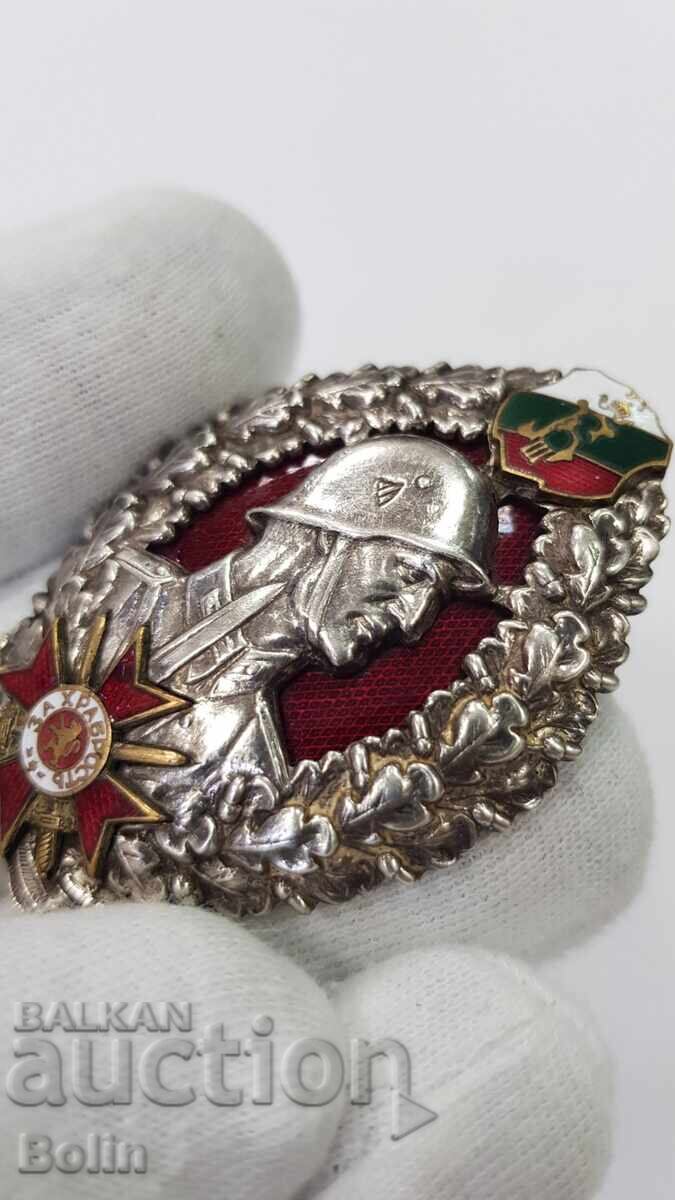 Delivery of Rare Silver Royal Officer's Infantry Badge 1930-1940