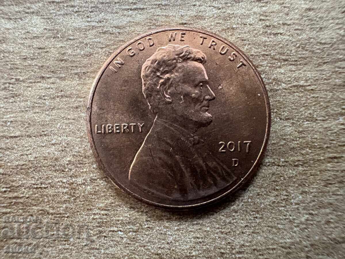 USA - 1 Cent (2017) - D with price 0.40 BGN | € 0.20 USA - 1 Cent (2017) - D with price 0.40 BGN | € 0.20