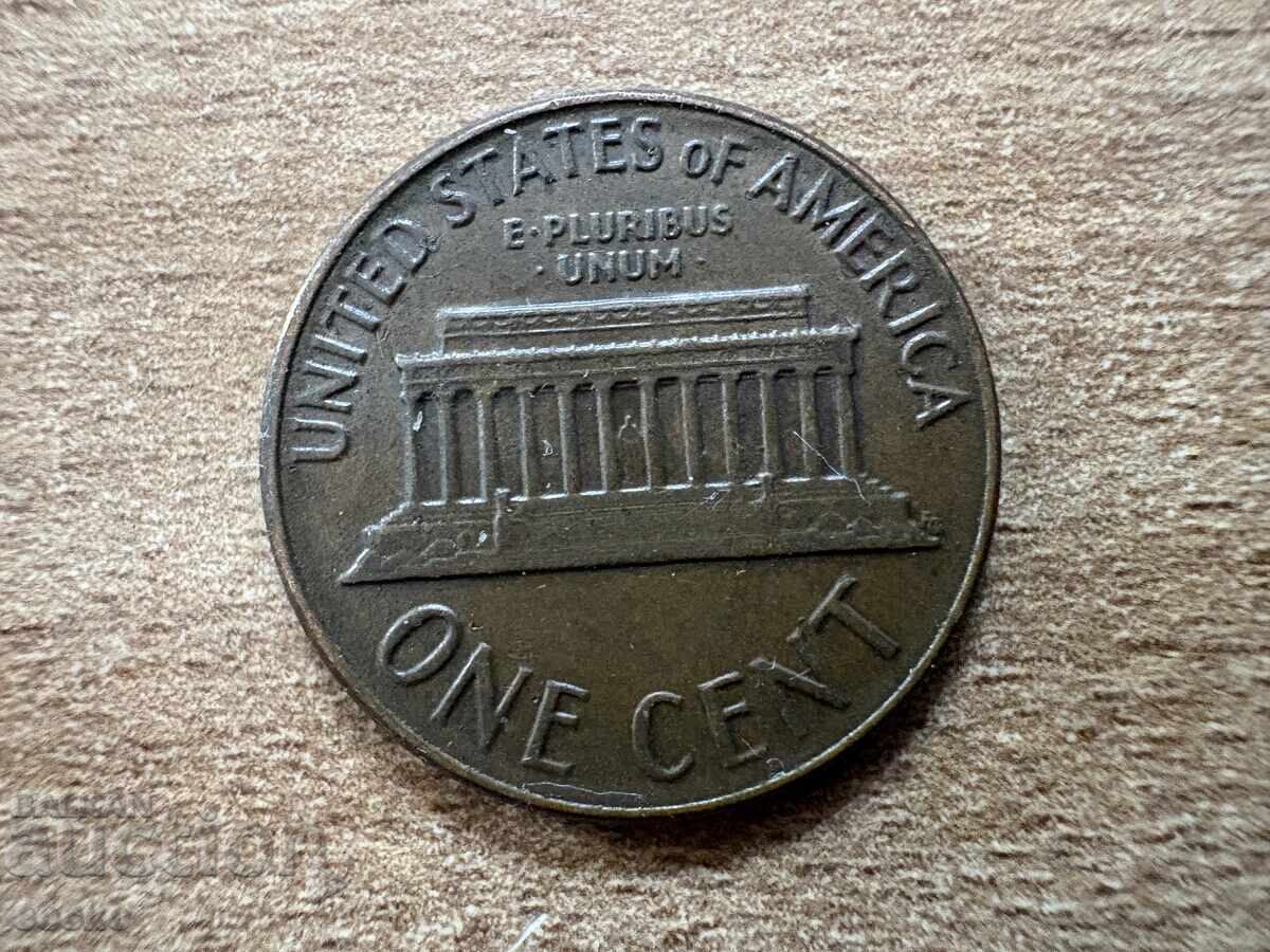 SUA - 1 cent (1964) - D SUA - 1 cent (1964) - D