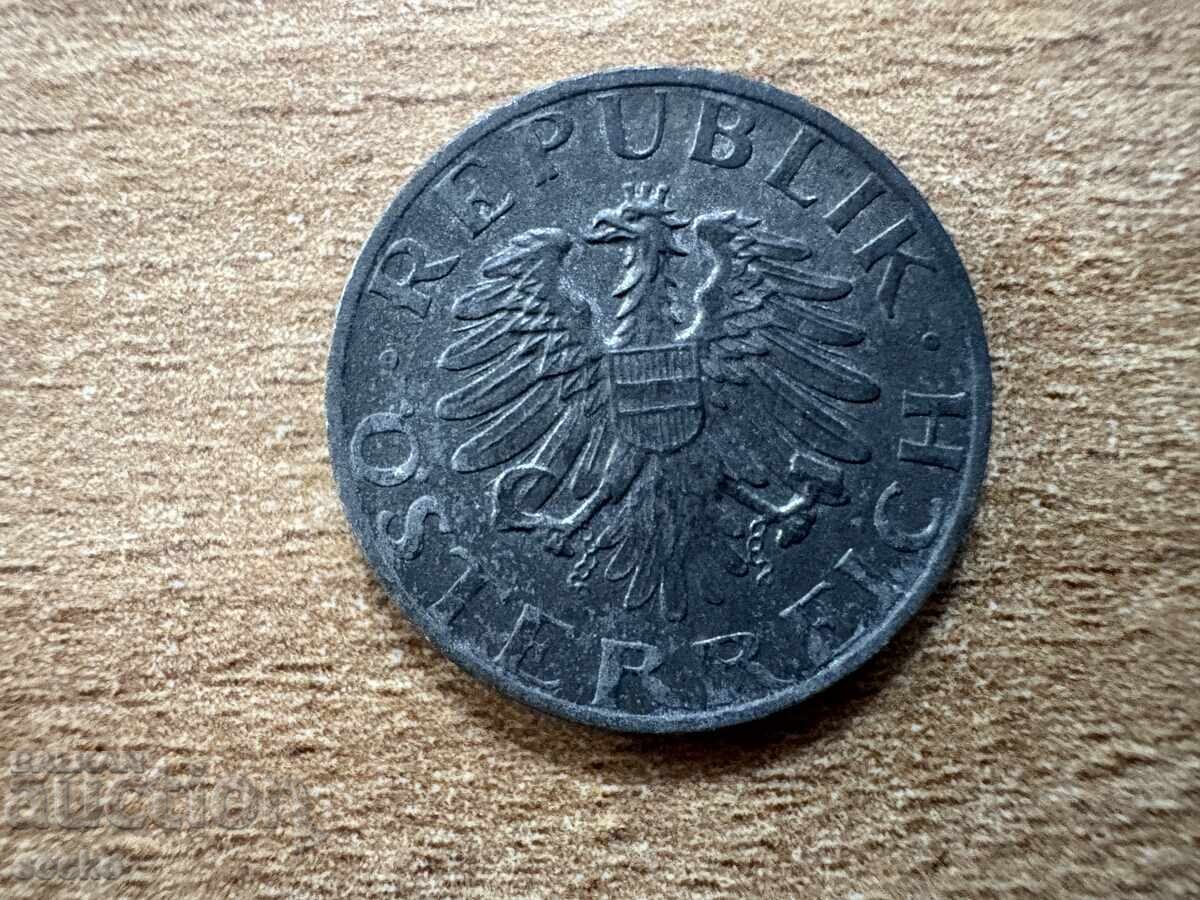 Austria - 5 groși (1966) cu preț 0.45 BGN | € 0.23 Austria - 5 groși (1966) cu preț 0.45 BGN | € 0.23