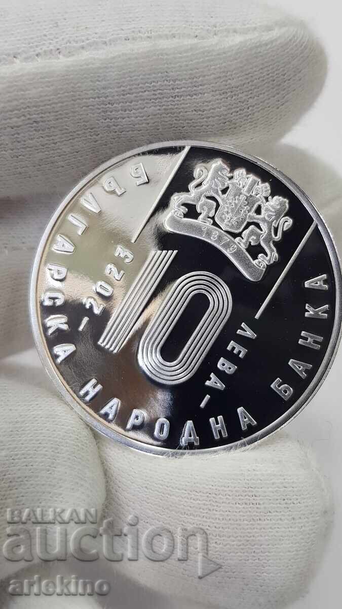 Silver Jubilee Coin 10 Leva 2023 Olympic Committee - 5 Silver Jubilee Coin 10 Leva 2023 Olympic Committee - 5