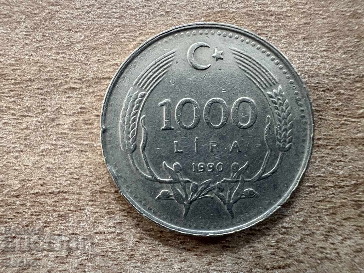 Τουρκία - 1000 λίρες (1990) Τουρκία - 1000 λίρες (1990)