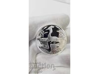 Silver Jubilee Coin 10 Leva 2022 Great Crested Grebe