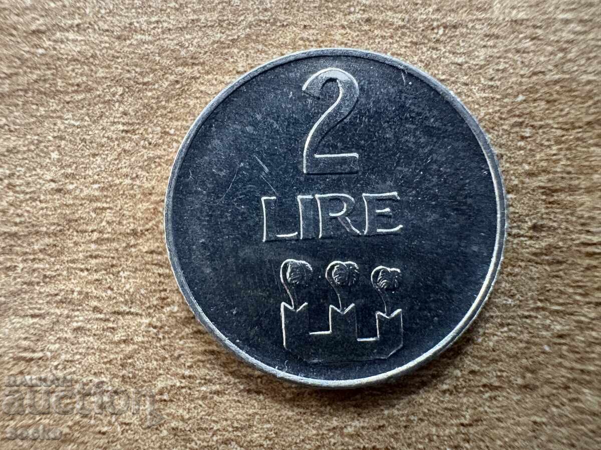 San Marino - 2 lire (1972) San Marino - 2 lire (1972)